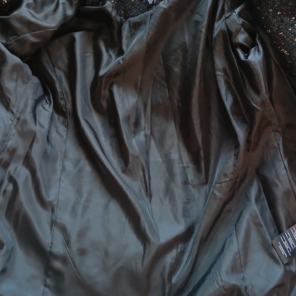 Bebe black and gold tweed wool blend blazer - Picture 7 of 7